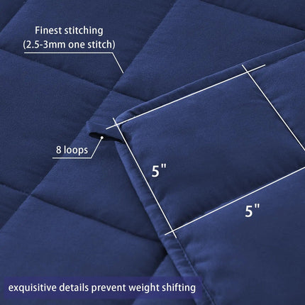 Weighted Cooling Blanket - Even Distribution, Breathable Comfort Layer