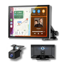 Portable CarPlay Screen - Wireless Android Auto Touchscreen, Backup Cam