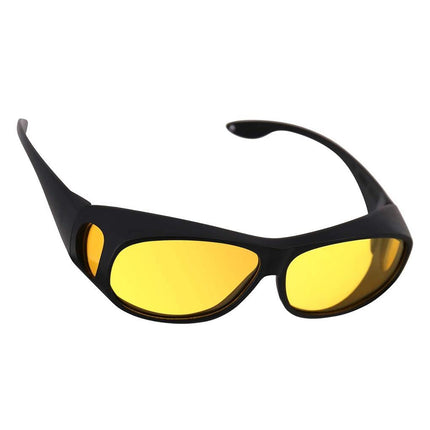 Night Vision Driving Glasses - Yellow Anti-Glare Lens, UV400, TR90 Frame