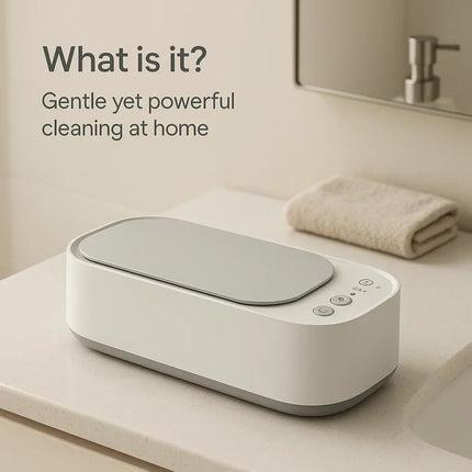 Ultrasonic Jewelry Cleaner - Eyeglass, Watch, Denture Cleaning Machine