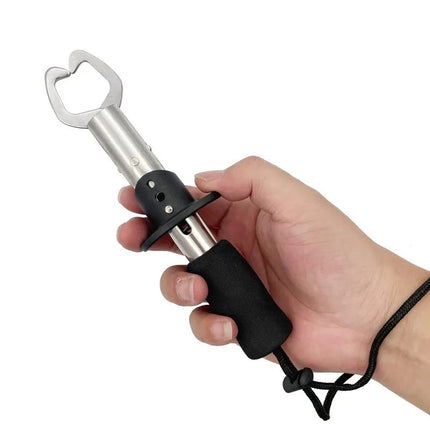 Fish Lip Gripper Pliers - Aluminum Fishing Pliers with Carbide Cutters