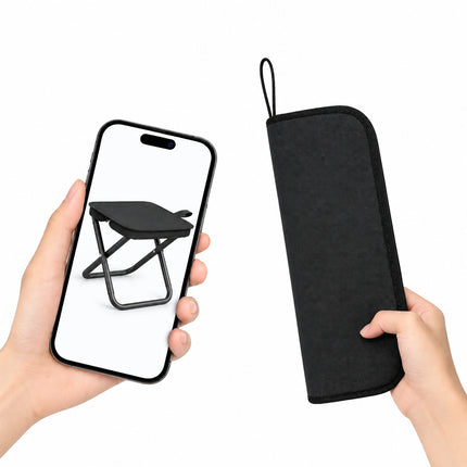 Portable Camping Chair - Folding Outdoor Chair for Fishing and Hiking