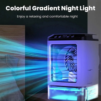 3-Speed Ultrasonic Mini Cooler - Portable Misting Desktop Air Cooler