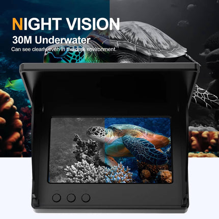 Underwater Fishing Camera - Portable Fish Finder, 4.3 Inch LCD Screen