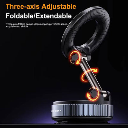 360 Degree Magnetic Phone Holder - Suction Car Dashboard Phone Mount