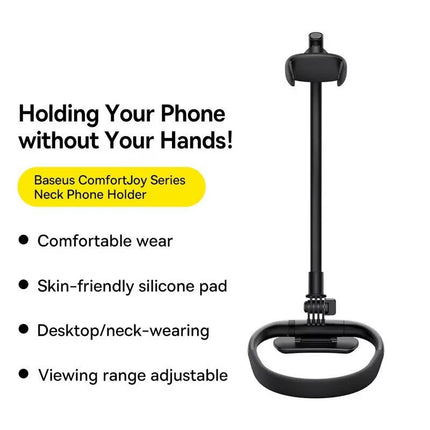 Adjustable Cell Phone Holder - Neck Phone Mount for Desk, Bed and Sofa