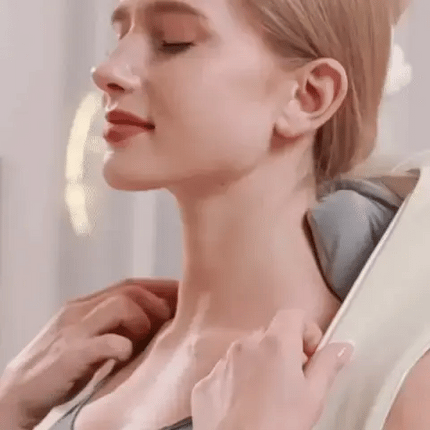 Heated Shiatsu Neck & Shoulder Massager - 6-Node Kneading & Warmth