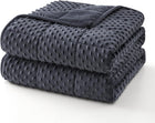 Cozy Comfort Dots Weighted Blanket - Cooling Microfiber Comfort Layer