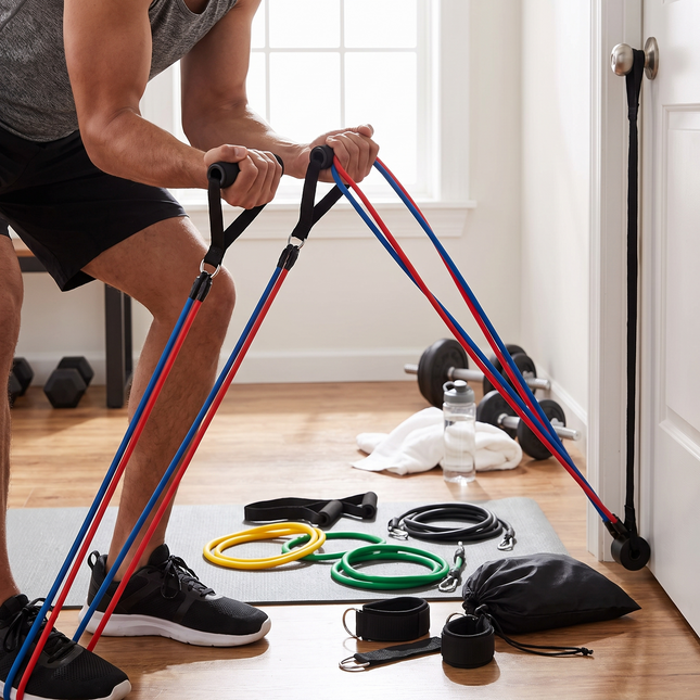 11PC Resistance Bands Set lifestyle image