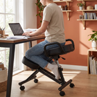 Kneeling Chair - Black With Lever lifestyle