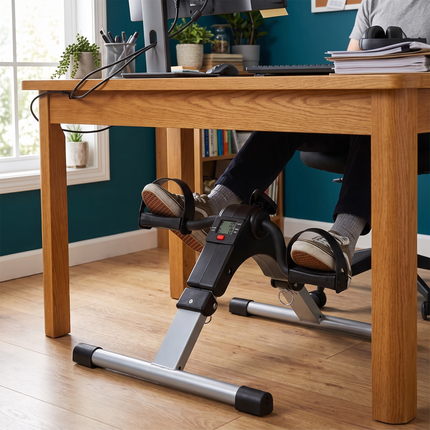 Foldable Mini Under Desk Exercise Bike lifestyle
