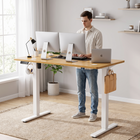 Electric Adjustable Standing Desk Nature lifestyle v2