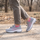 12-Hour Orthopedic Sock Sneakers - Gray Pink lifestyle