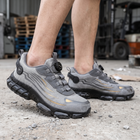 Healthy & Protective Steel Toe Sneakers - Gray lifestyle