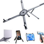 Magnetic Tripod Holder for Phone, Tablet, Computer - Foldable Selfie Stick