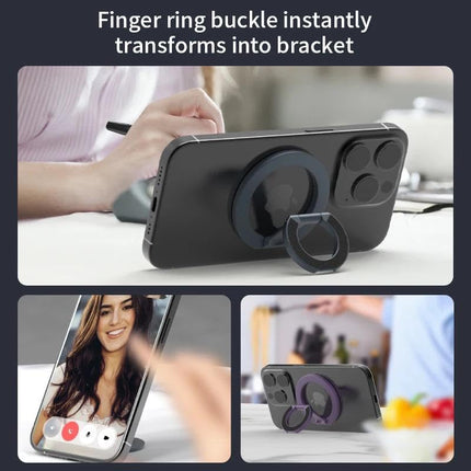 Magnetic Phone Ring - Double Sided MagSafe Compatible Grip, Phone Stand