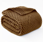 Cozy Comfort Knitted Weighted Blanket - Breathable Cooling Microfiber
