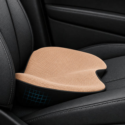 Car Seat Cushion for Shorter Drivers - Memory Foam Booster Seat Pads
