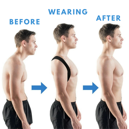 Back Posture Corrector Brace - Shoulder Retraction, Breathable Support