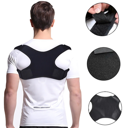 Back Posture Corrector Brace - Shoulder Retraction, Breathable Support