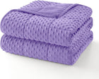 Cozy Comfort Dots Weighted Blanket - Cooling Microfiber Comfort Layer