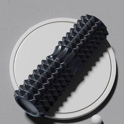 Deep Tissue Foam Roller - Compact, Textured Grid Myofascial Release Tool