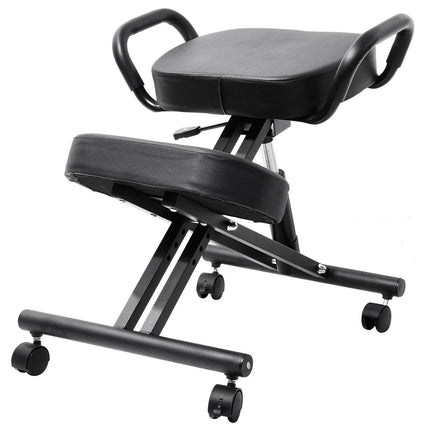 Ergonomic Adjustable Kneeling Chair - Gas-Lift Height, Padded Knee Pads