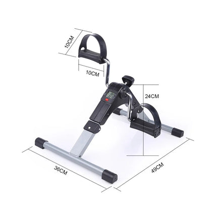 Foldable Mini Under Desk Exercise Bike - Compact, Dual-Use Pedal Design