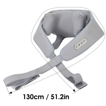 Neck & Shoulder Massager - Heated Deep-Tissue Kneading, Hands-Free Fit