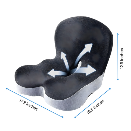 Memory Foam Tailbone Cushion - Orthopedic, Coccyx Pressure Relief Pad