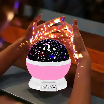 Star Projector Night Light - Rechargeable Kids Starry Sky Lamp, Music