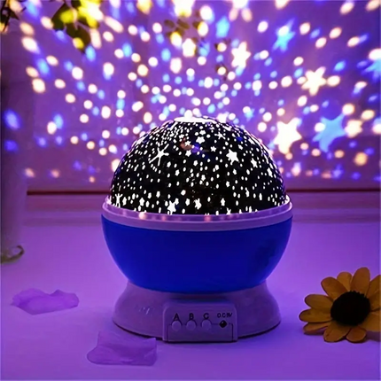 Star Projector Night Light - Rechargeable Kids Starry Sky Lamp, Music