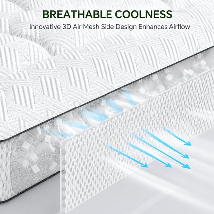 Comfort Cloud Mattress Topper - Bamboo, Pillow Top, Breathable Comfort