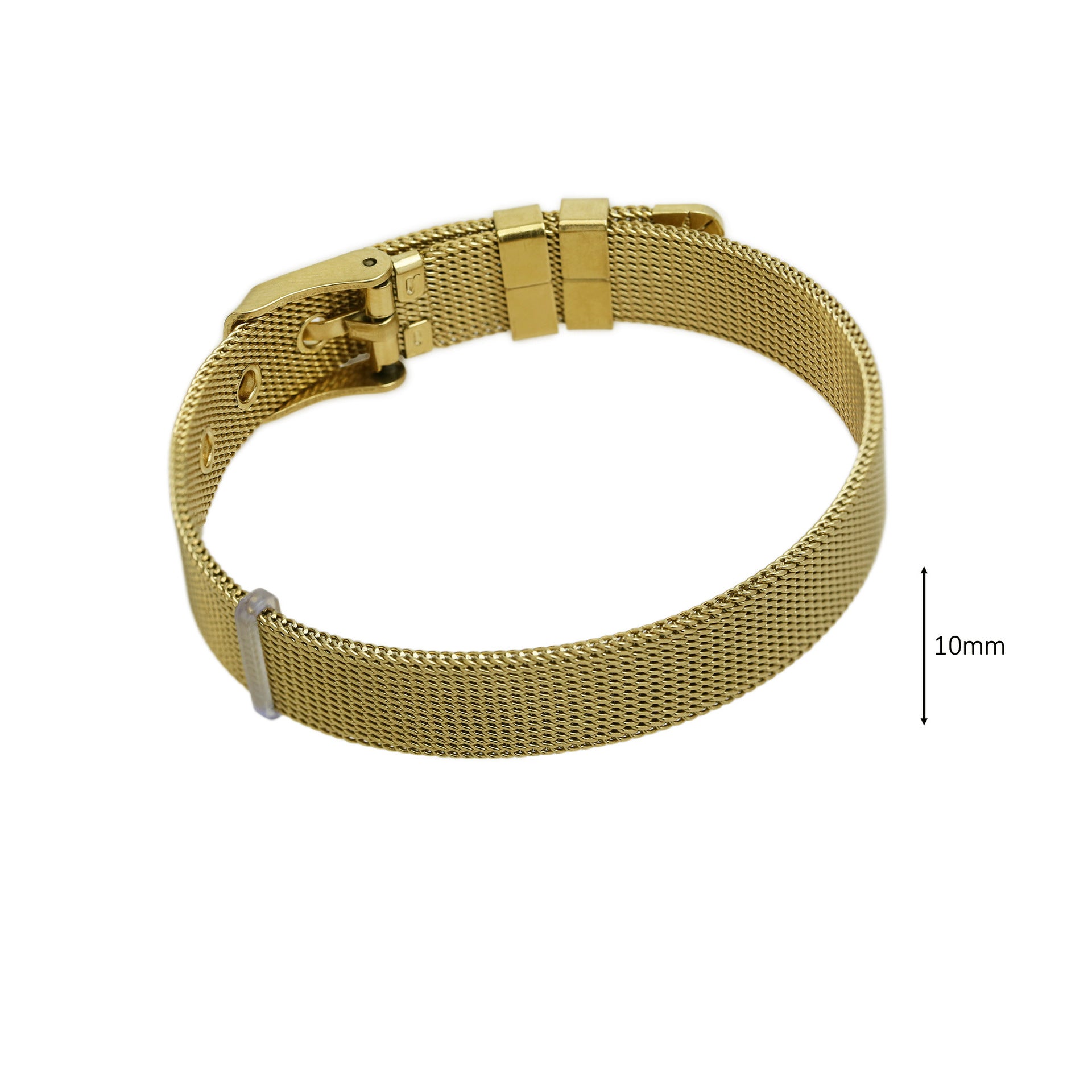 Custom white zircon letter belt bracelet